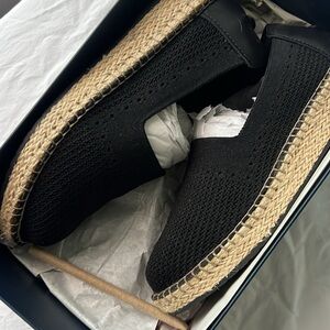 Cole Haan Black/Natural Jute Espadrilles